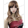 New Stylish Long Curly Brown Cosplay Lady Hair  Wig WA296